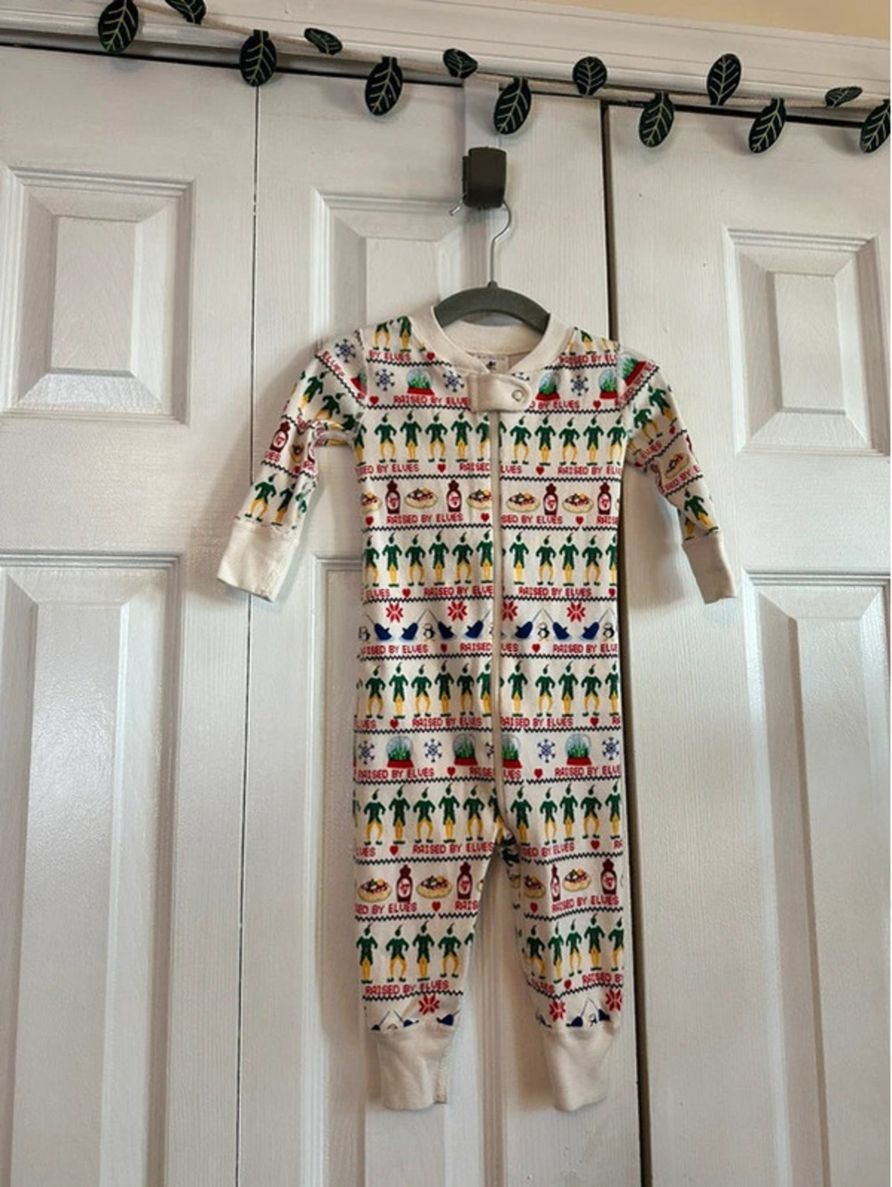 Hanna Andersson Elf pajamas, size 70cm, 6-12 months